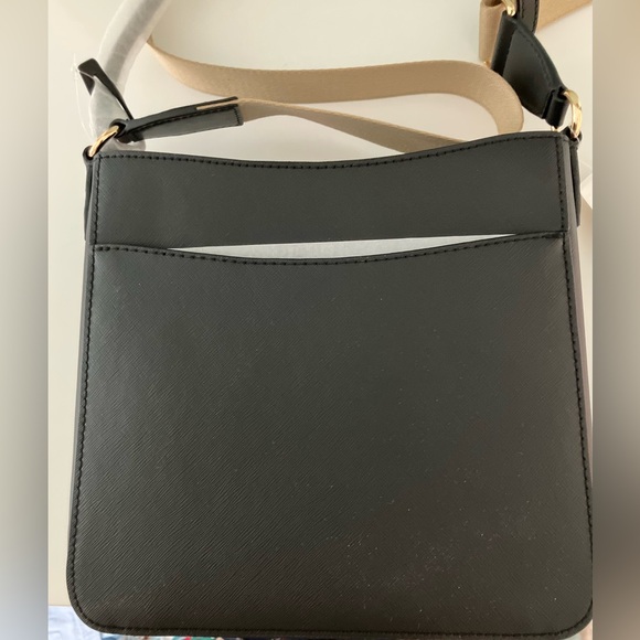 NEW Michael Kors Jet Set Small Messenger Crossbody Bag in Black Noir - Picture 8 of 8